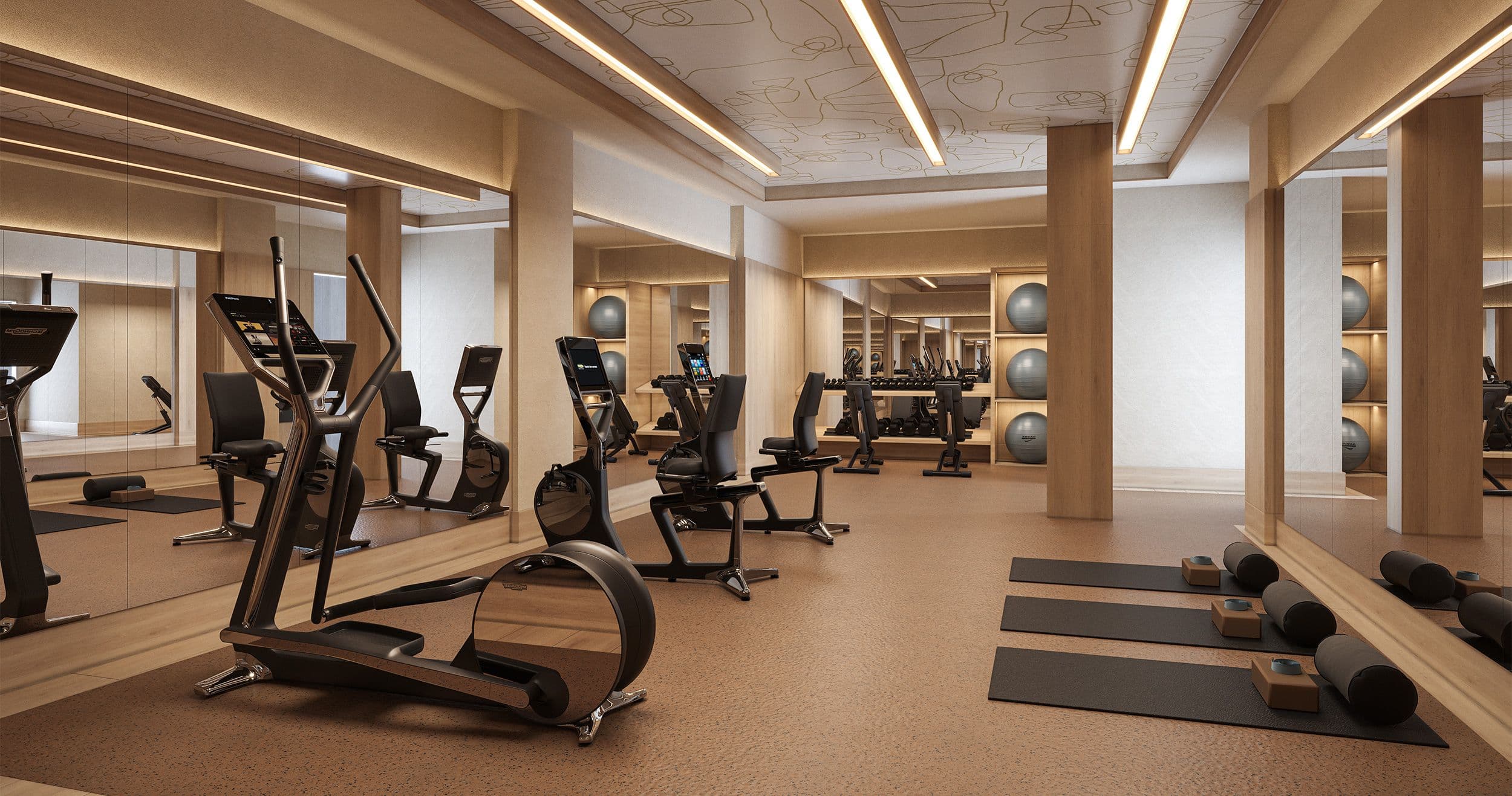 workout room La Maison Collette